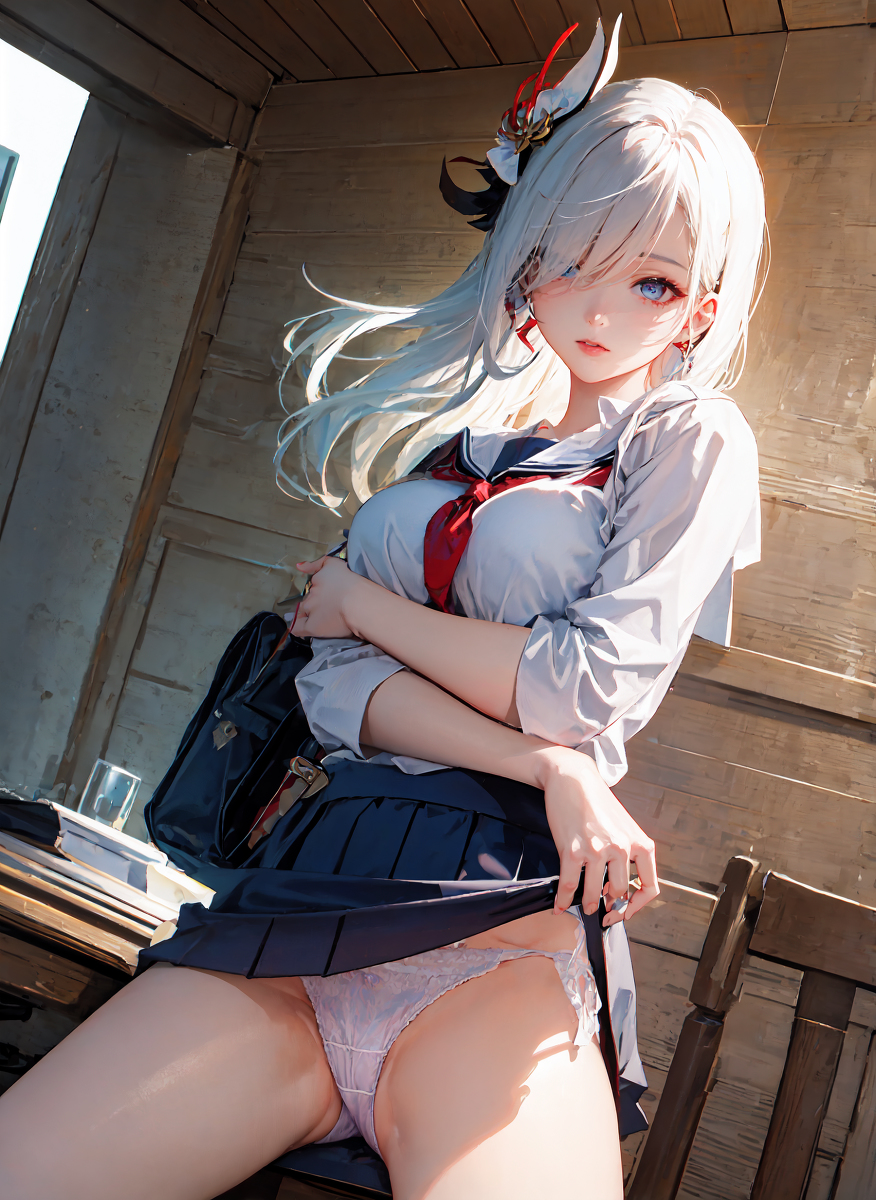 9ty9t's tweet photo. 申鶴 セーラー服 #2 #女の子 #原神 #Genshinimpact #AIイラスト #申鶴 #申鹤 #巨乳 #下着姿 https://t.co/MSE0ASlfwk https://t.co/TeDIFYqrLr