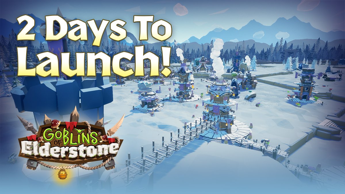 Winter is coming and so is #GoblinsOfElderstone in 2 DAYS 🥶

The wait is almost over...

Join our #giveaway to win a FREE game key!

👉🏻 giv.gg/PtQwb3

#IndieGame #BaseBuilder #PlayGoblins