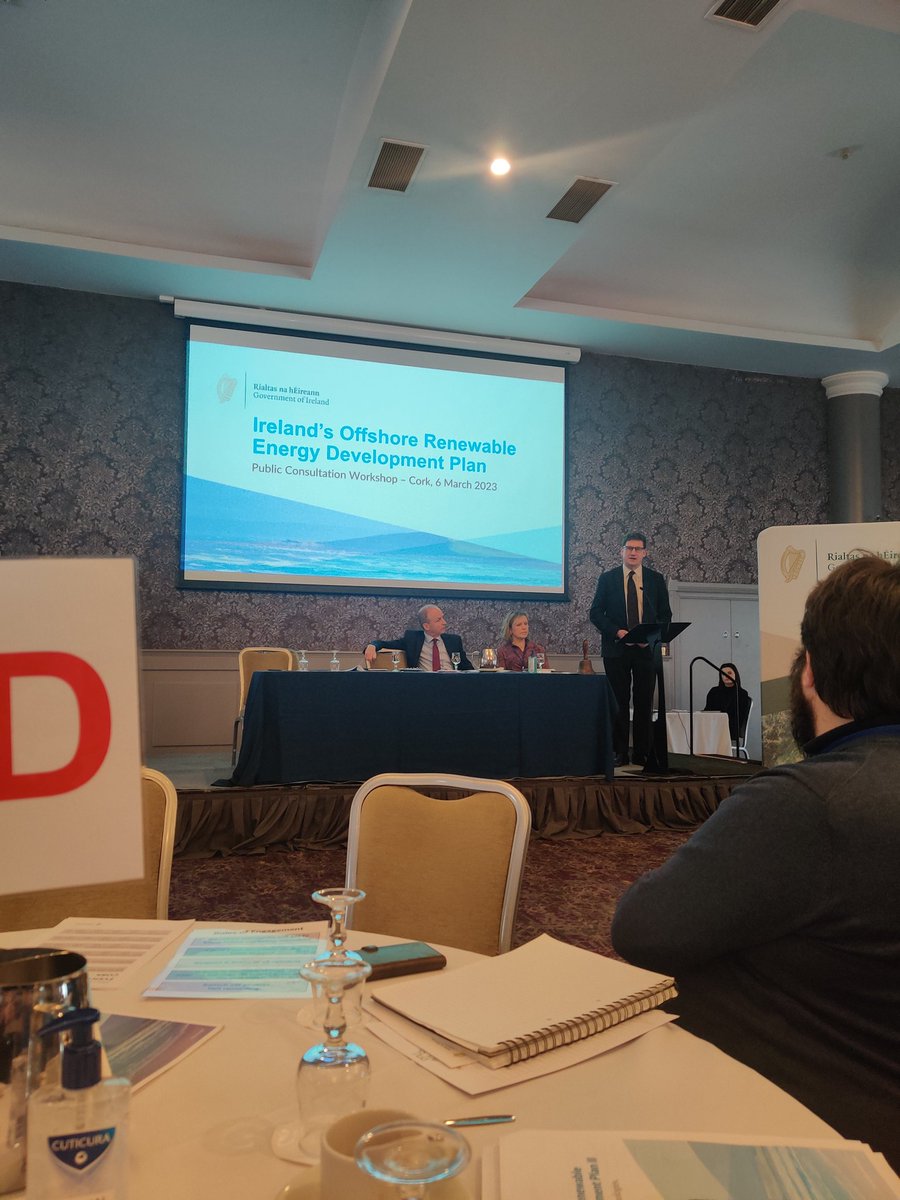 Had a very insightful and enjoyable time attending the consultation workshop for Ireland's OREDP II. Some excellent topics discussed and interesting feedback provided. Certainly an exciting time for renewable energy in Ireland!