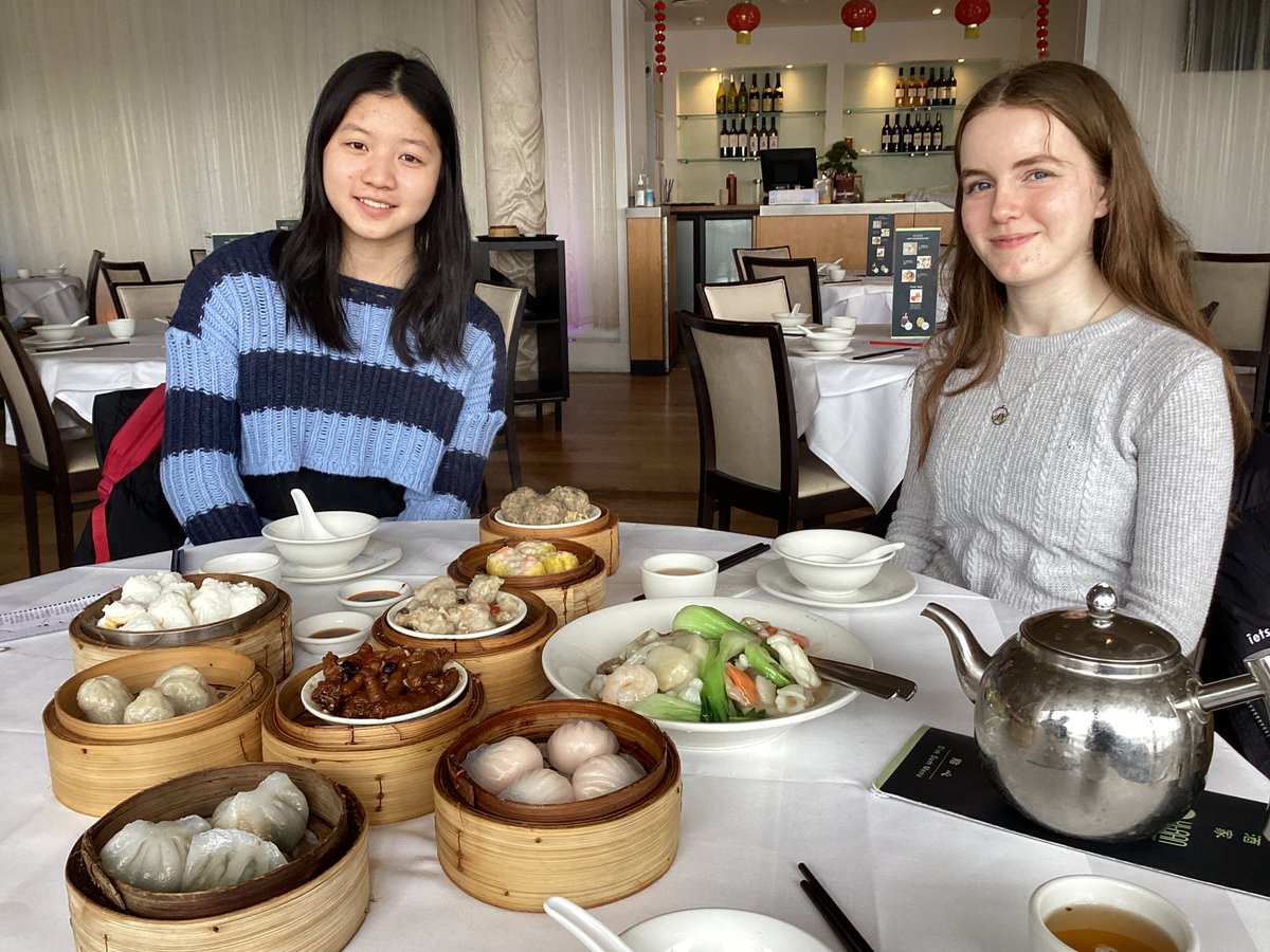 OHSChinese's tweet photo. Today, our Year 12 Mandarin A Level class took a trip to Kingsford Community School to participate in a Mandarin A Level Intensive Day. We did variety of activities such as film analysis, roleplays and developing writing skills. In addition, we sampled dim sum, a Chinese cuisine! https://t.co/Zqtm3G63Aj