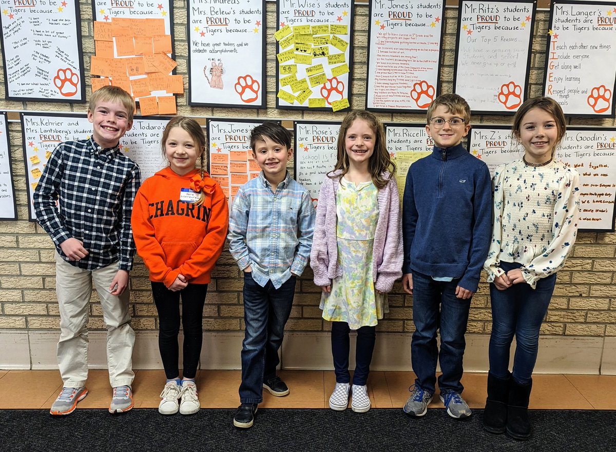 Super proud of these Gurney Tigers today! They represented our school in a student group interview! Articulate, poised and enthusiastic - perfect! #ThisisChagrin