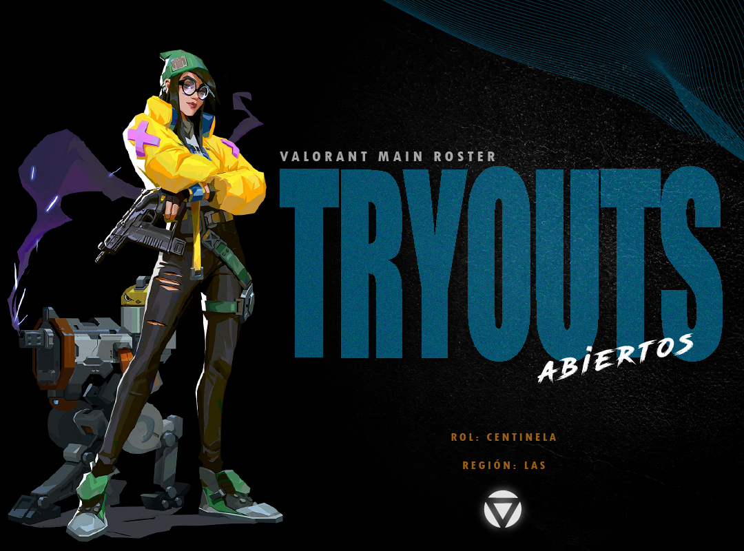 ¡Hola! 💙

Los invitamos a postular para participar de los tryouts de nuestro roster titular de VALORANT.

Estamos buscando un main centinela comprometido y con muchas ganas de aprender del competitivo del juego.

📋Postulación en: forms.gle/x3dCs2RXKfdukt…

#STAYONPEAK 🏔️