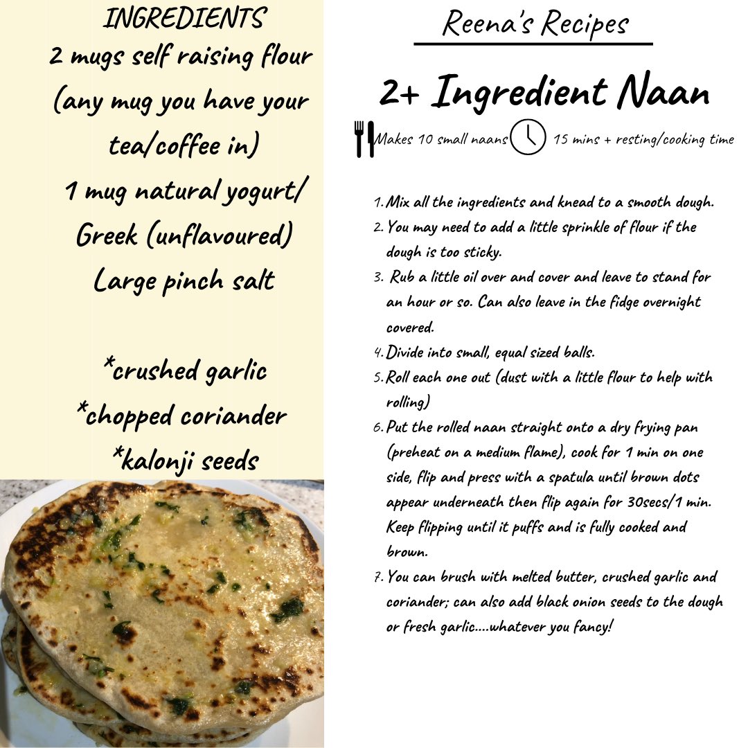 ChotaiReena's tweet image. 🤩An old favourite but a good one. 2 ingredient Naan 🫓. So versatile, can be used as a pizza base, wrap, flatbread etc. Add any ingredients to it and tweak to your liking. Enjoy 😊 #Naan #SimpleFood #EasyMeals #BudgetCooking #CookingOnABudget @BootstrapCook