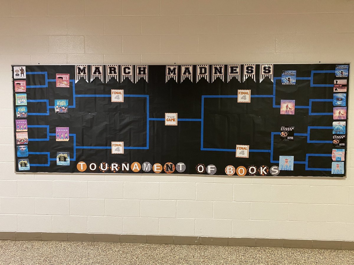 RMS Library (@rmslibrary91) on Twitter photo March Madness is back at RMS. See how the books are doing. <a href="/HumbleISD_RMS/">Riverwood MS</a> <a href="/HumbleISD_lib/">Humble ISD Libraries</a> <a href="/MelissaMLeigh/">Melissa M. Leigh, Ed.D.</a> March Madness is back at RMS. See how the books are doing. <a href="/HumbleISD_RMS/">Riverwood MS</a> <a href="/HumbleISD_lib/">Humble ISD Libraries</a> <a href="/MelissaMLeigh/">Melissa M. Leigh, Ed.D.</a>