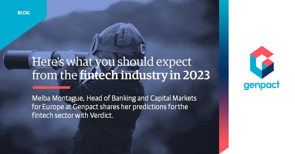 Wondering what #fintechs can do this year to delight investors, regulators, and customers? Melba Montague shares eye-opening insights and predictions in her new interview with Verdict. Check it out now to get ahead of the curve.