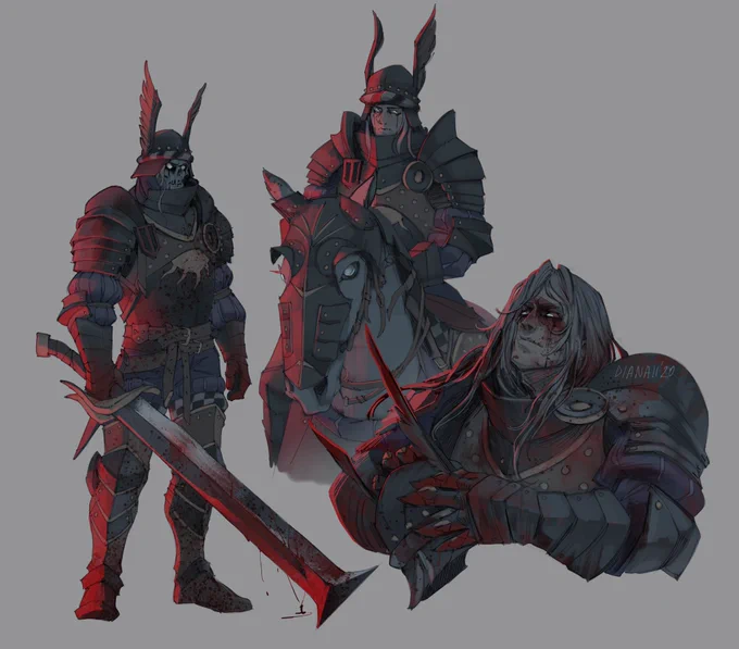 They both serve her, but are forced to do so rather than want to do it. Second is the commander of the undead hordes, and First is kinda the high priest. 