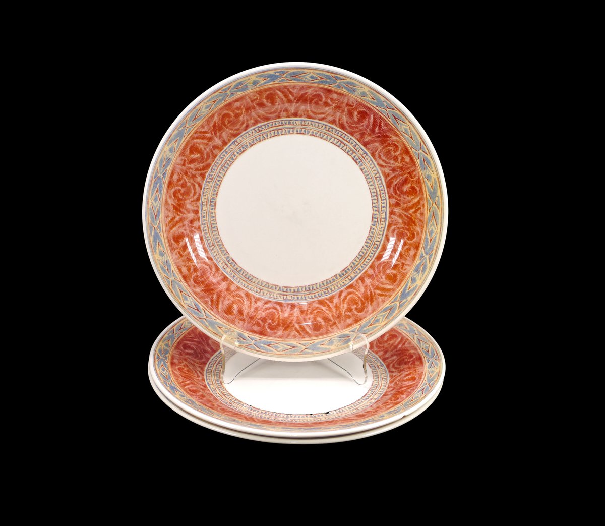 G97816960Girl's tweet photo. Churchill China Zarand dinner plates. Jeff Banks Ports of Call made in England. https://t.co/qsXzo3E1pE via @Etsy #BuyfromGroovy #antiqueshop #tableware #vintagetableware #dinnerplate #ChurchillChina #ChurchillZarand #JeffBanksPortsofCall #EtsySellers https://t.co/Mat3JN92y3