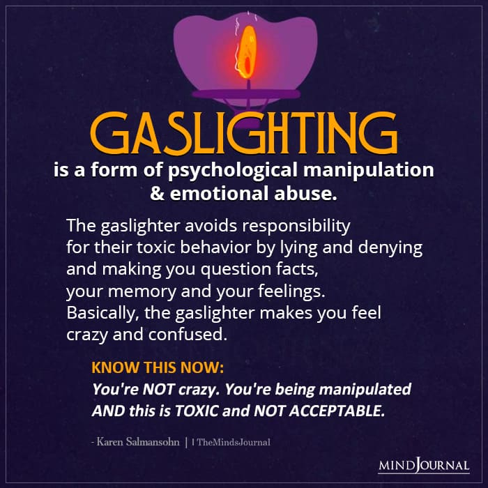 What is gaslighting