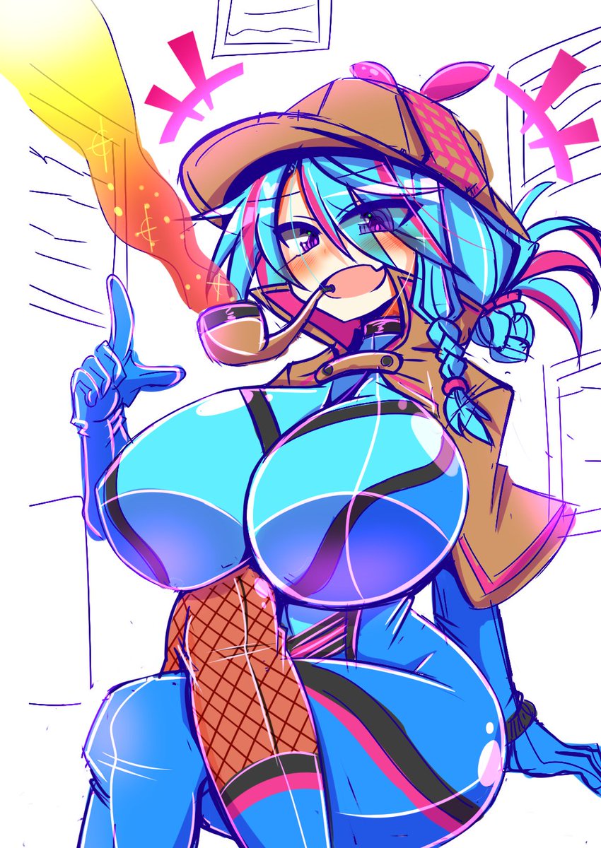 依頼人に話を聞くサイバー探偵ちゃん 