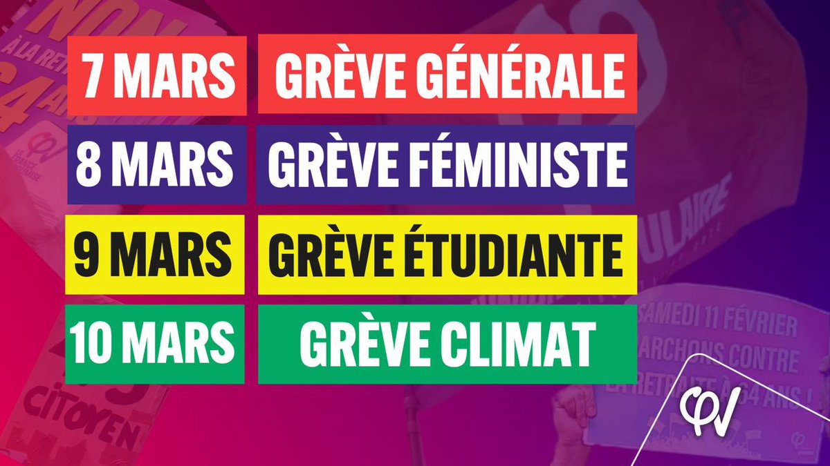 Hier au semi, aujourd’hui on tract, demain (et après) en grève ✊

Dans tous les cas, on lâche rien !

#grevedu7mars #BlocusChallenge #7Mars #semimarathon #SemideParis #GrèveGénérale