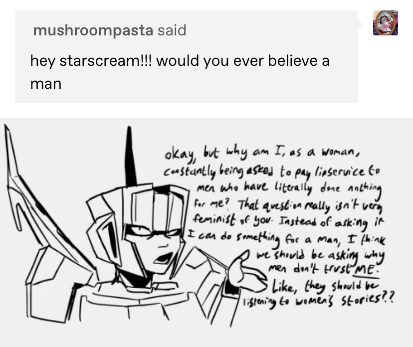 🤖LILLIAN🦷 is taking a break on Twitter "having fun with tumblr asks"