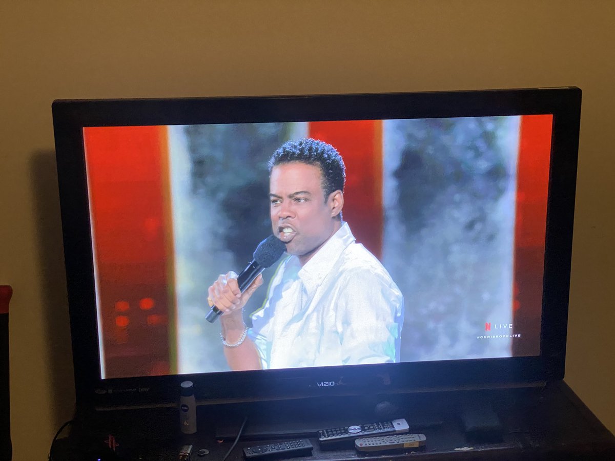 rolandsmartin's tweet photo. Working out and watching the @chrisrock @netflix live special. #fitlivewin #ChrisRockLive #ChrisRock https://t.co/aUkc1JdFM0