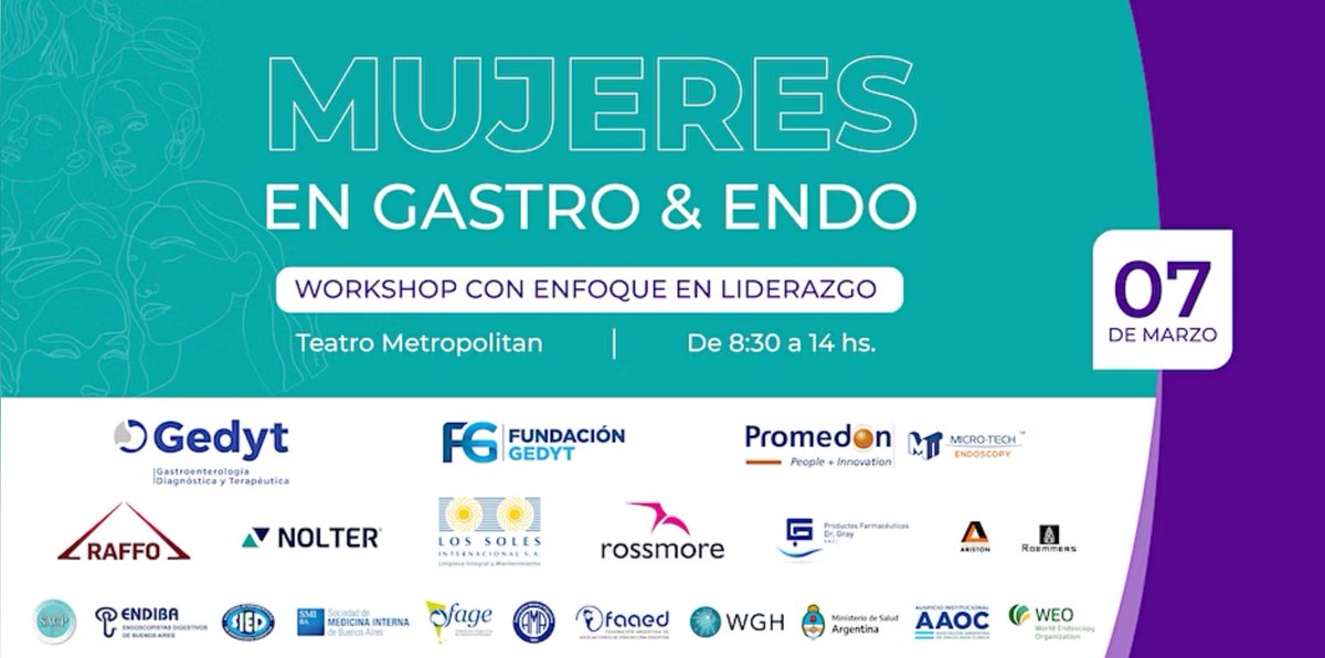 Mujeres en Gastro &amp; Endo : "Liderar, Conectar, Impactar" saludnews24.com/noticia/salud/… .@GedytSA