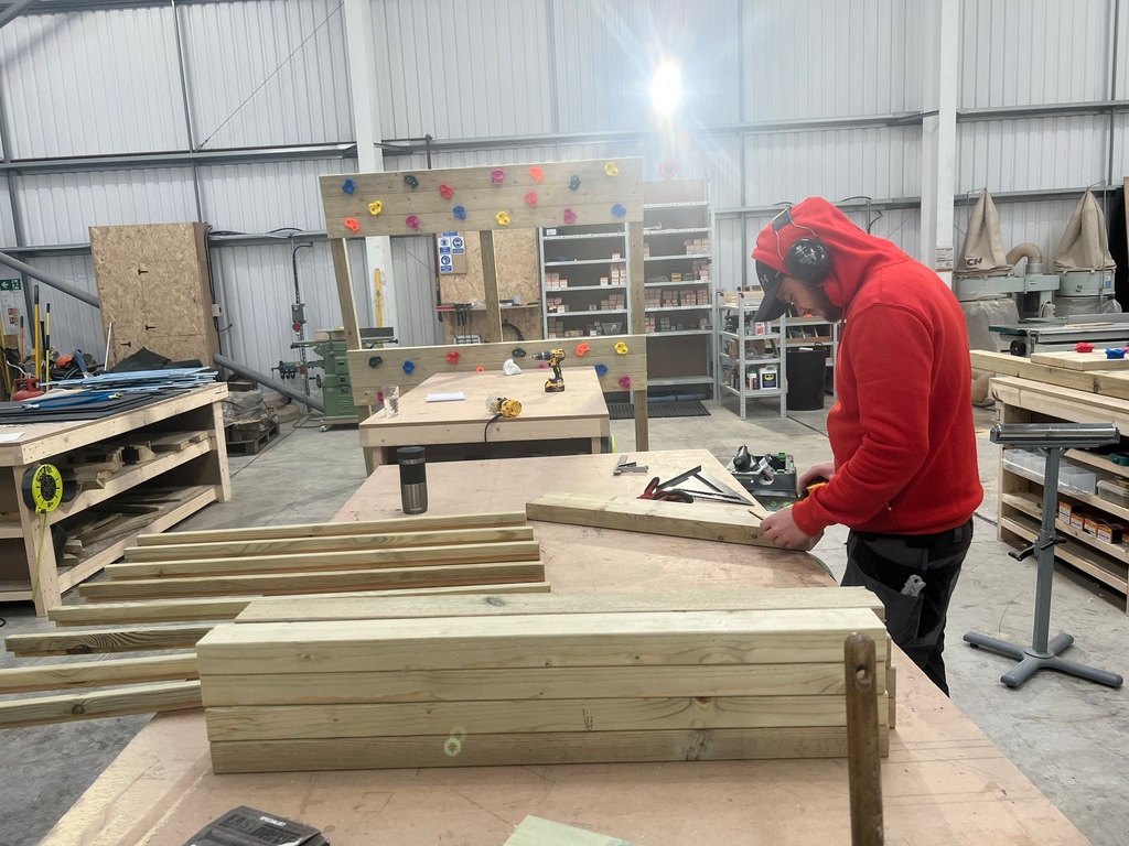 PrecisionTimber's tweet photo. Harry is working hard in the workshop today! We've lots going on behind the scenes!!
🌿🌿🌿🌿
#outdoorresources #playgrounds #playgrounddesign #playgroundinstall #outdoorlearning #playgrounddevelopment #eyfsplayground #earlyyearsteachers #schoolplayground #outdoorprovision https://t.co/iUO4ZPES7O