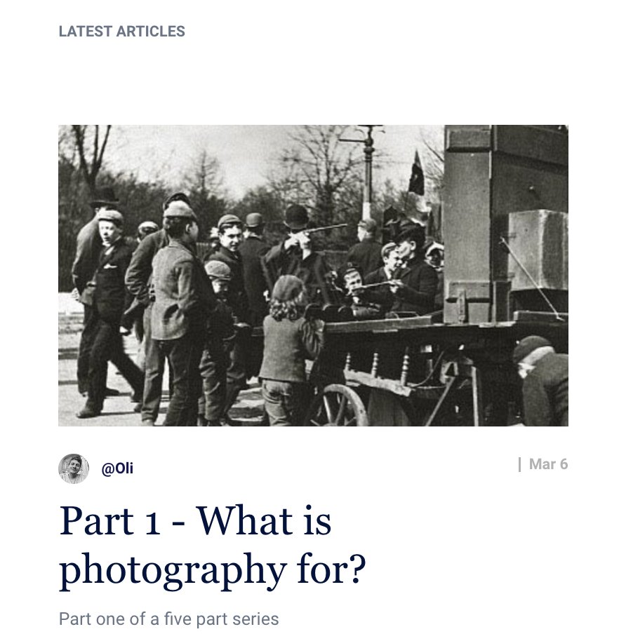 tseitgeist's tweet photo. Scytale co-author and NFT photographer @olisav has a new, non-fiction blog post on @nuancedapp 

"Part 1 - What is photography for?"

https://t.co/6AgOg0t1vb https://t.co/4NG9DvJRnU