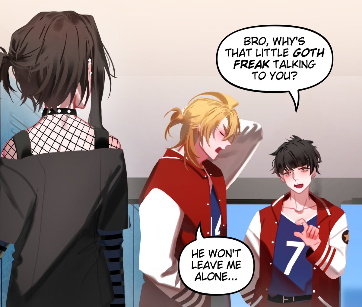 Goth Boy And The Jock Chapter 1 Natalie Rath on Twitter: "RT @Merryweatherey: Goth Boy & The Jock #5"