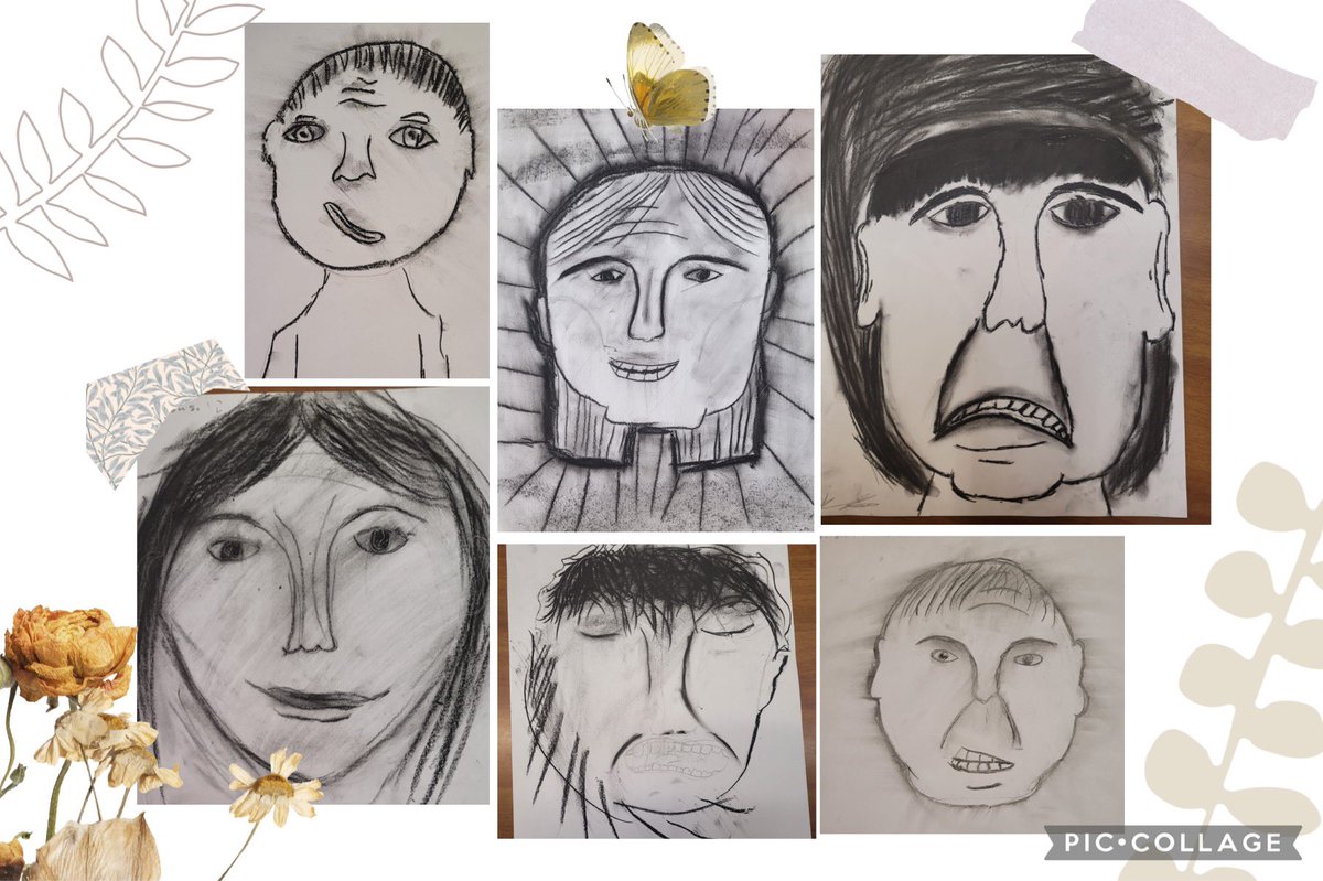 In Art, Y6 have been looking at emotions by artist Kathe Kollwitz. How incredible do these look?! @kapowprimary #ks2art #kathekollwitz