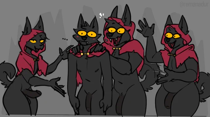 yes you get your own little red hood when you join the fenring cult 