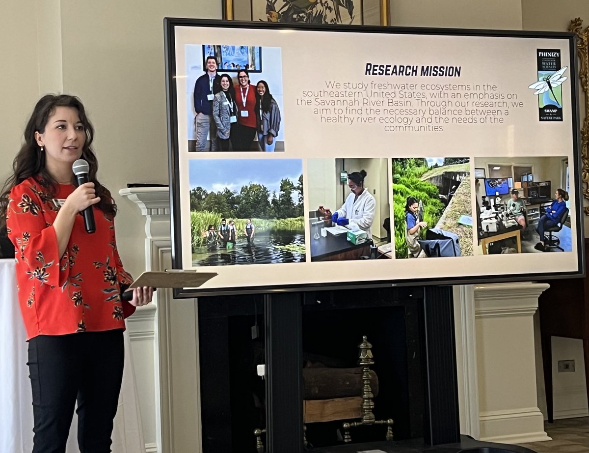 Phinizy Center for Water Sciences' Annual Savannah River Monitoring Presentation was on February 9th at the Pinnacle Club in Downtown Augusta. Research Director Callie Oldfield reported on Phinizy's Research Department long-term water quality findings  for the Savannah River.