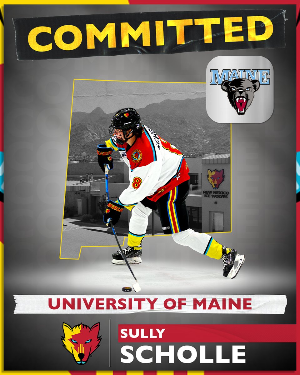 🚨 COMMITMENT ALERT 🚨 Congrats to forward Sully Scholle on his commitment to play NCAA D1 hockey at the University of Maine! #HowlAsOne