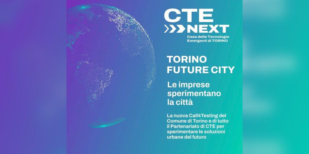 È aperta la Call4Testing Future City di <a href="/twitorino/">Città di Torino</a> e dei partner #ctenext! 500mila euro di dotazione💶Si rivolge a #startup e #PMI che vogliano testare la propria innovazione tecnologica abilitata dal #5G e tecnologie emergenti.
Per info 👉  lnkd.in/eCqj9mkP
#TCLecosistema