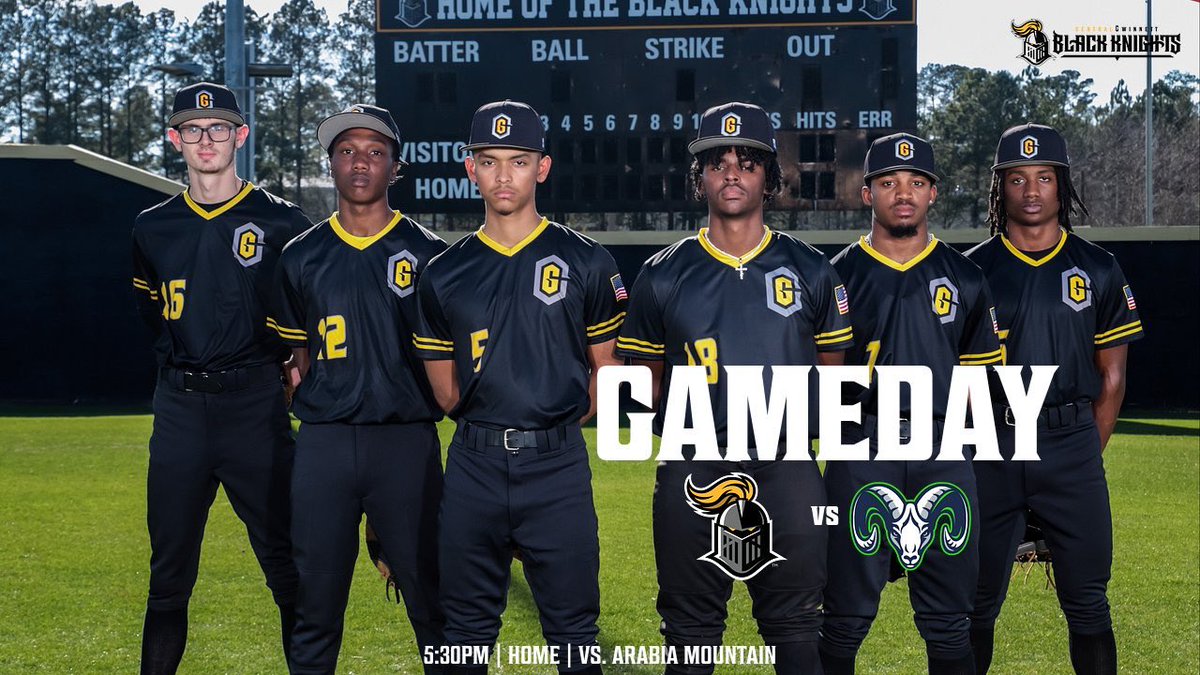 Join us tonight at Central Gwinnett to support the Varsity team (3-2) face Arabia Mountain 🔥
🆚 Arabia Mountain (1-3-1) ⚾️
⏰ 5:30PM
📍 CGHS (Lawrenceville,GA)
🎟️ Tickets: Link in bio or on GoFan 🔥