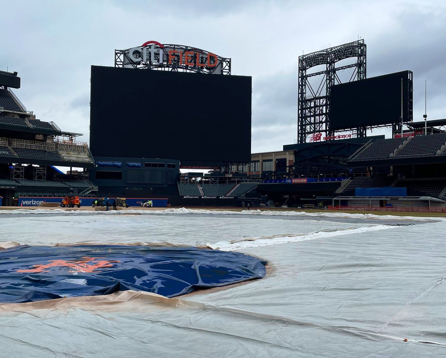 Joe DeMayo on Twitter "It appears the Citi Field scoreboard work is