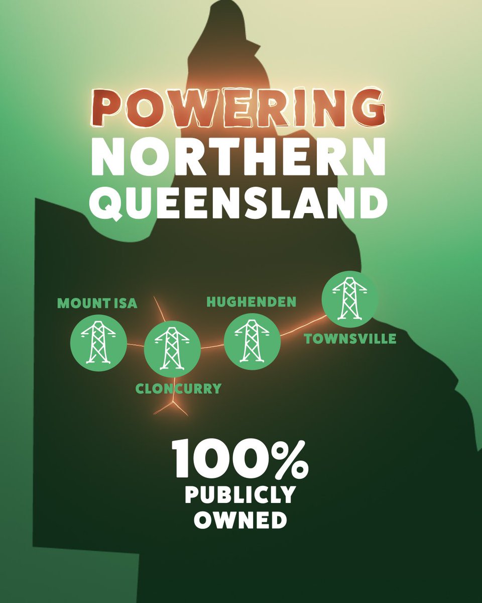 1,100 kilometres. 100% publicly owned.

Today I’m announcing we’re building CopperString to connect North Queensland to the Queensland SuperGrid.