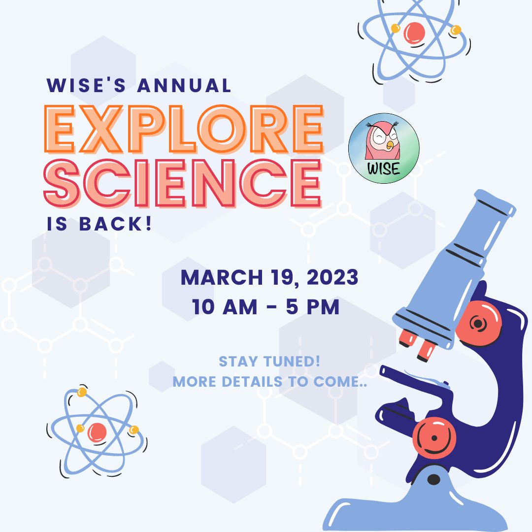 Explore Science is back🔬!! This is an amazing event and a significant opportunity for high school students to participate in a day filled with interactive workshops while connecting with other young women pursuing STEM👩‍🔬✨
Register at linktr.ee/wiseyork by March 10th!