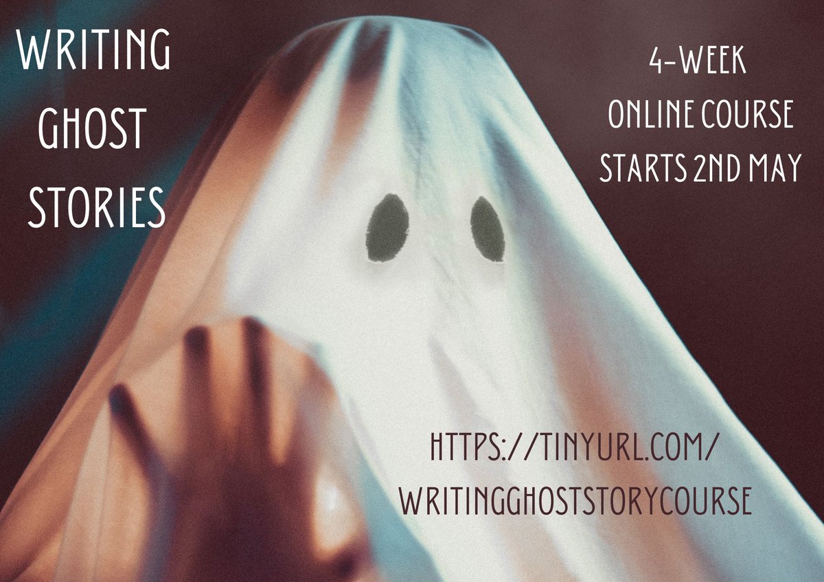 ICYMI, just confirmed a second run of my WRITING GHOST STORIES course - this was a big hit last year, so looking forward to getting stuck in again! eventbrite.co.uk/e/writing-ghos… @hwa_uk @GNutsofHorror @ThisIsHorror @gjkendall @HorrorNews @HorrorNewsNet @HorrorNewsRadio