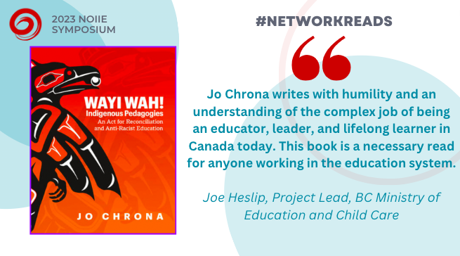 noiie_bc's tweet photo. Network Reads Book 3 is . . . .
Wayi Wah! Indigenous Pedagogies: An Act for Reconciliation and Anti-Racist Education by @luudisk
#networkreads #noiie
@PortageMainPres https://t.co/hmSH237UiU