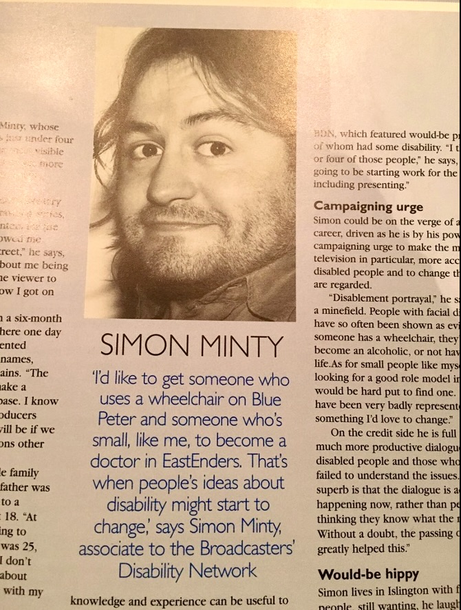 simonminty's tweet photo. Might take a few days off.  #BluePeter #RepresentationMatters https://t.co/6iVi9Hogf5