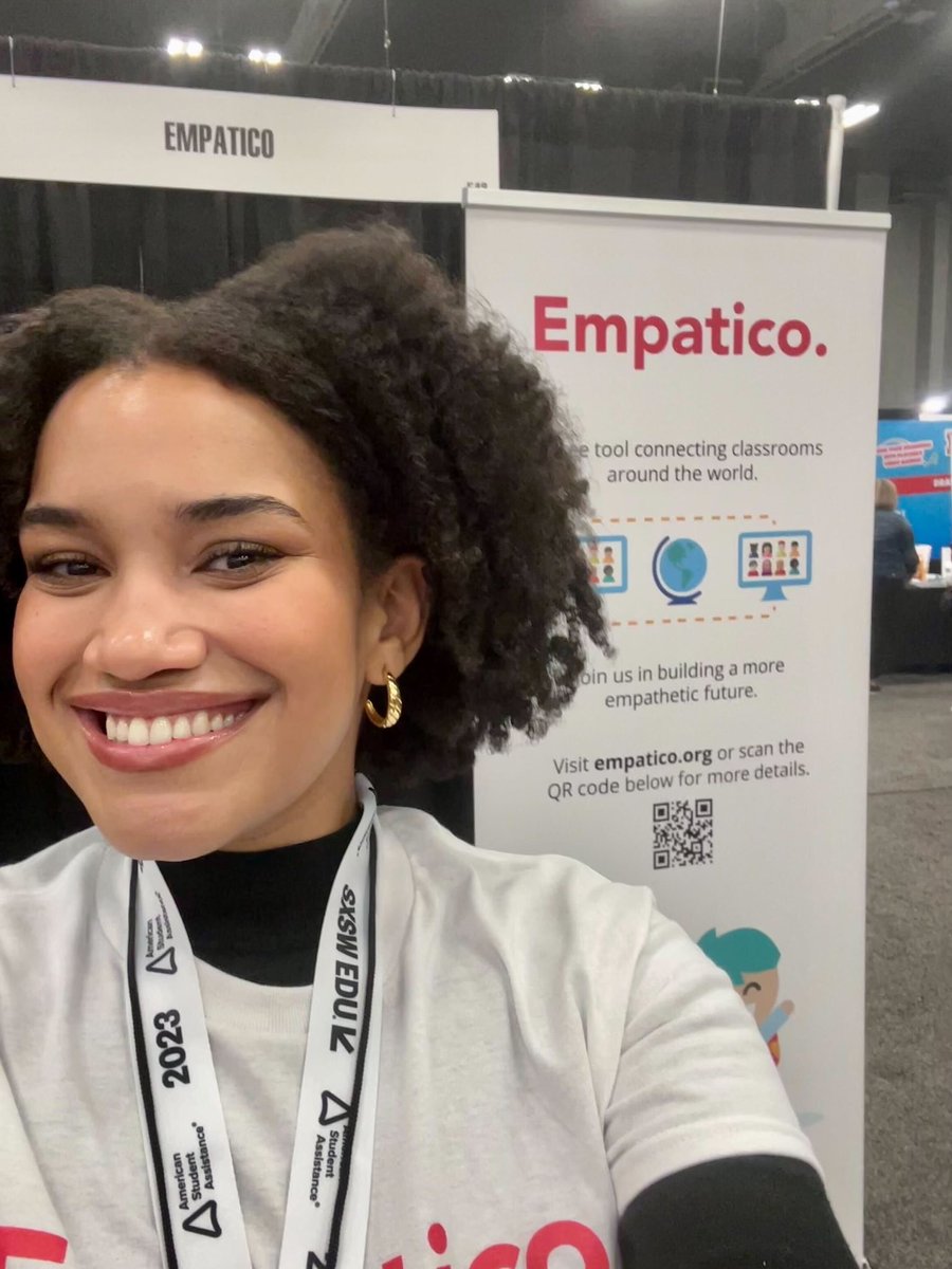 EmpaticoOrg's tweet image. We are at @SXSWEDU! Come say hi and learn about how we connect classrooms around the world 👋🗺️