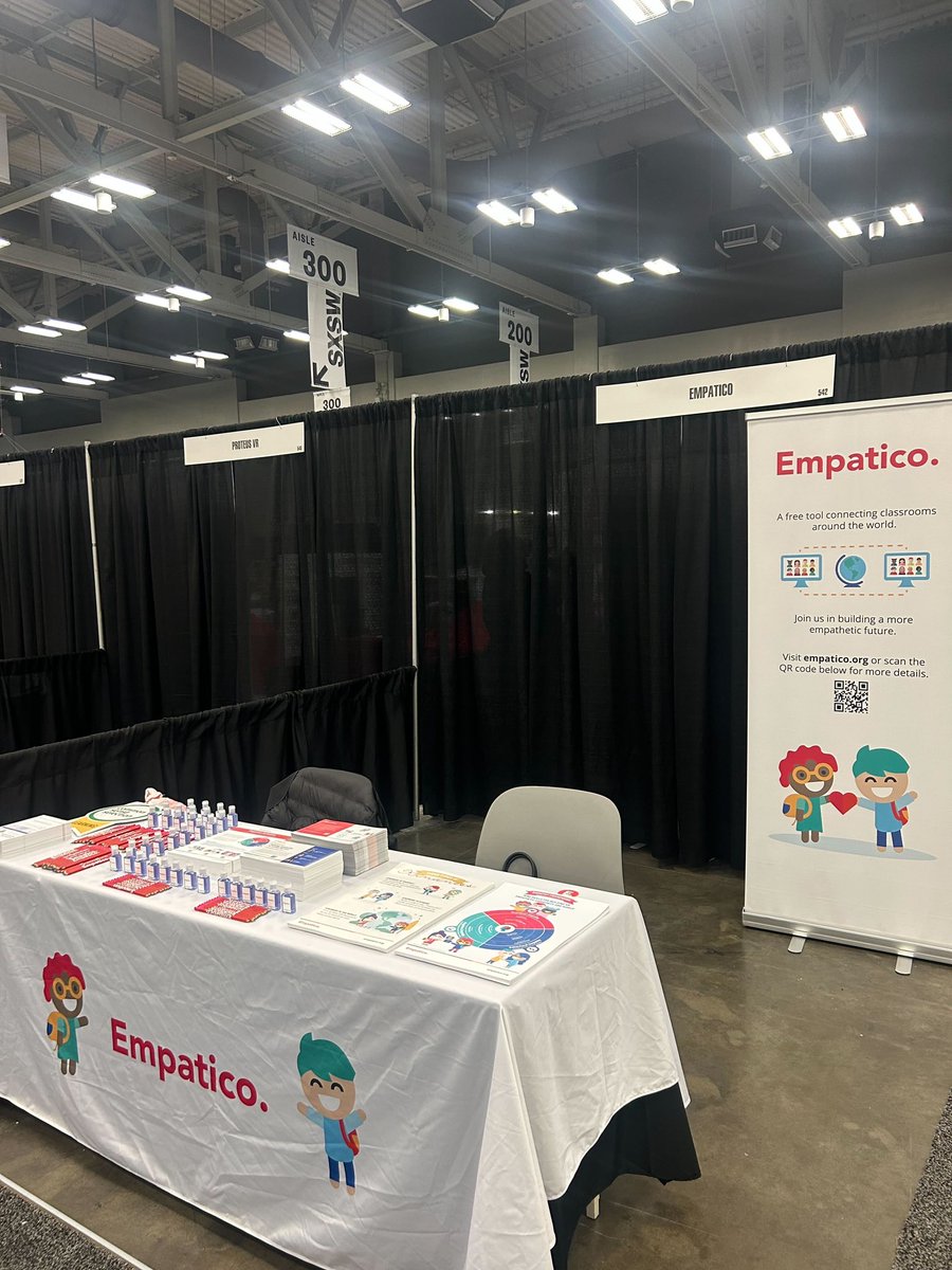 EmpaticoOrg's tweet image. We are at @SXSWEDU! Come say hi and learn about how we connect classrooms around the world 👋🗺️