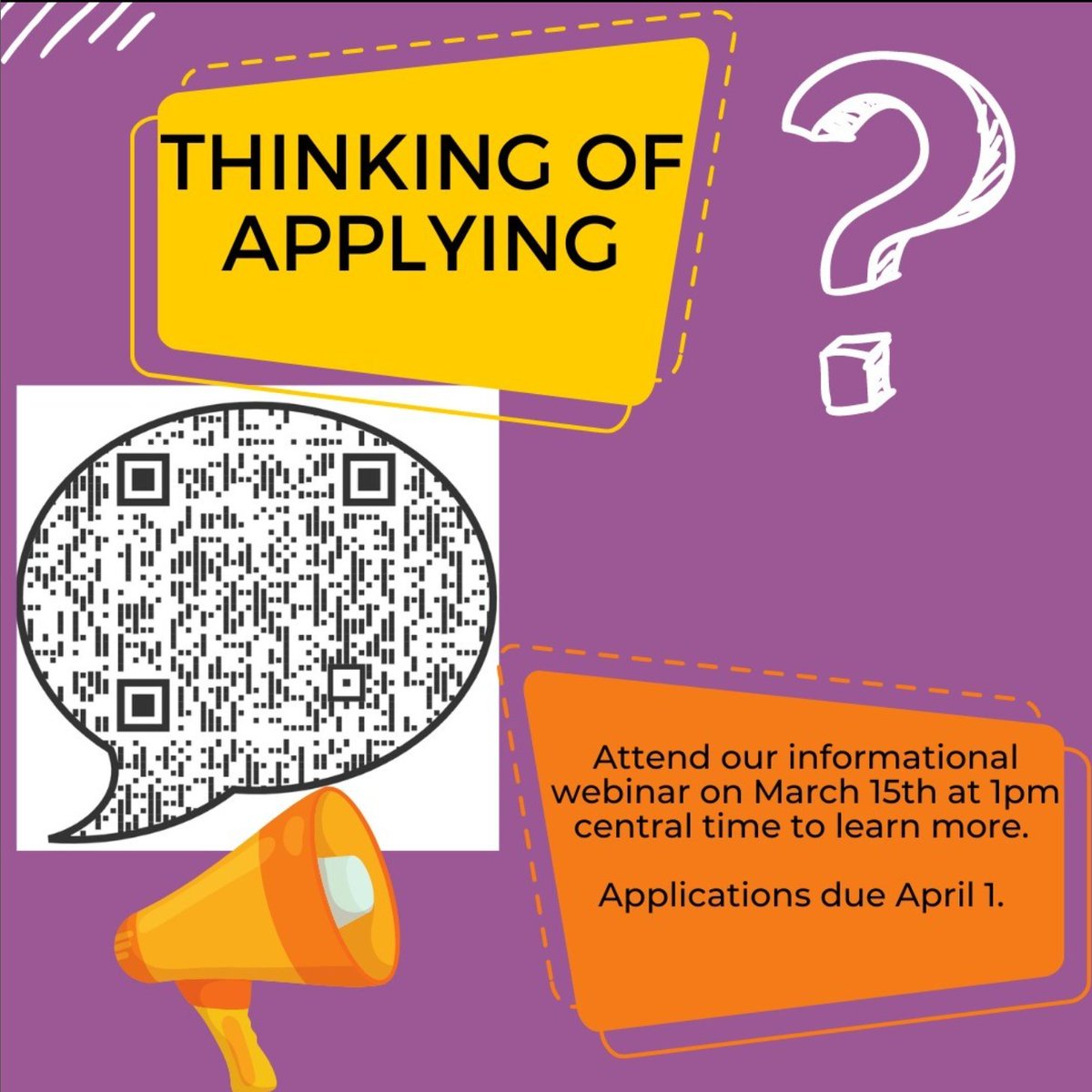 We are hosting our final informational webinar of the season on March 15th at 1pm central.

Attendees qualify for an application fee waiver. Applications are due on April 1.

Pre-registration is required at the link below:
ksu.zoom.us/meeting/regist…