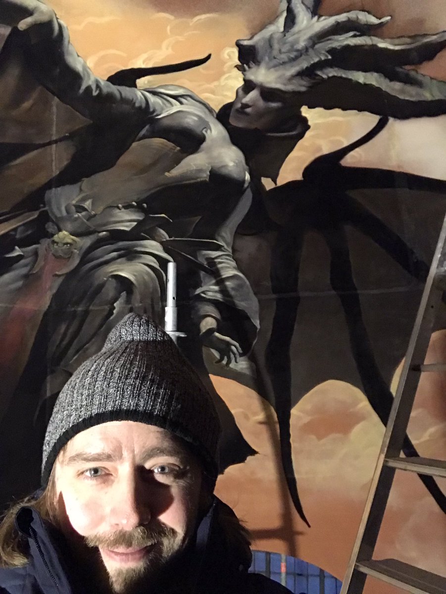 BillyNorrby's tweet photo. So glad to finally share! Myself, Adam Miller and VOYDER were the artists involved in making the art for this wonderful #Diablo4 trailer. Very proud to work on this dream project! https://t.co/vKBgyEfYOc https://t.co/4OXHbK9Gzy