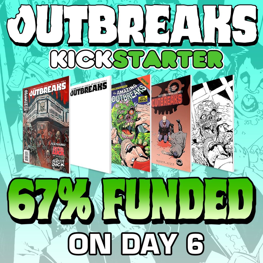 67% funded so far!

My passion project, OUTBREAKS, is live right on Kickstarter right now and I need YOUR HELP to turn this book into a reality.

Here is the Kickstarter:

kickstarter.com/projects/speec…

Read the first 5 pages for FREE at:
speechcomics.com