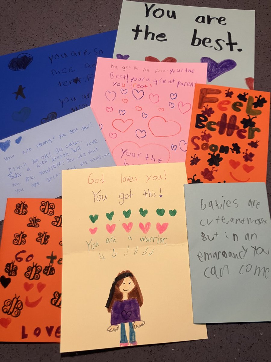 MaryvilleAcadem's tweet photo. Thank you to the amazing 2nd graders of Our Lady of Perpetual Help School in #glenview for the touching handwritten cards & your donation to our #CrisisNursery thru the #SOS project. We appreciate your kindness & support! #Gratitude #OLPH #makingadifference #mission #children https://t.co/fuYBjorHdO