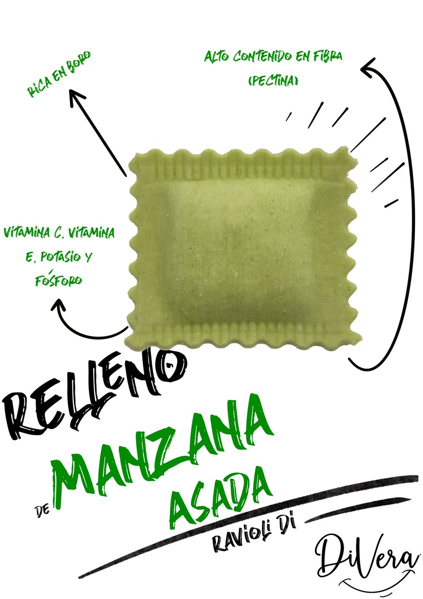 pastadivera's tweet photo. Propiedades del Ravioli DiVera. #pasta #ravioli #manzana #hechoencanarias https://t.co/KJfGnxGSTL