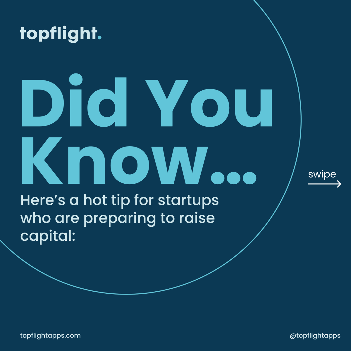 topflightapps1's tweet photo. Here's a hot tip for all of you startups preparing to raise capital 🔥

Download our ebook for free here if you’re ready for a quick, no-frills overview of #fundraising as a #startup >> https://t.co/BNpMqbGssS… https://t.co/ZMS9SnEdjq