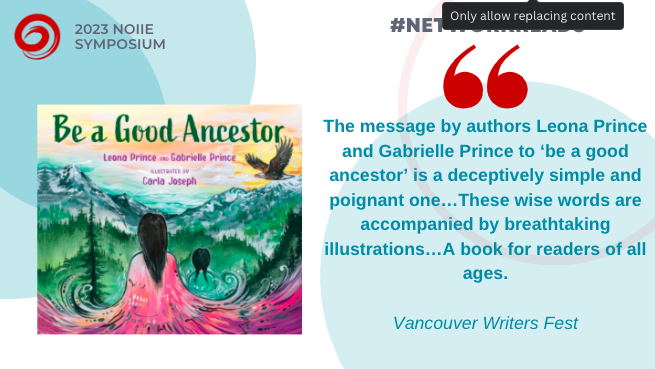 noiie_bc's tweet photo. Network Reads Book 1 is . . . .
Be a Good Ancestor by @Leona_Prince1. #networkreads #noiie @orcabook https://t.co/ZIFopNusH2
