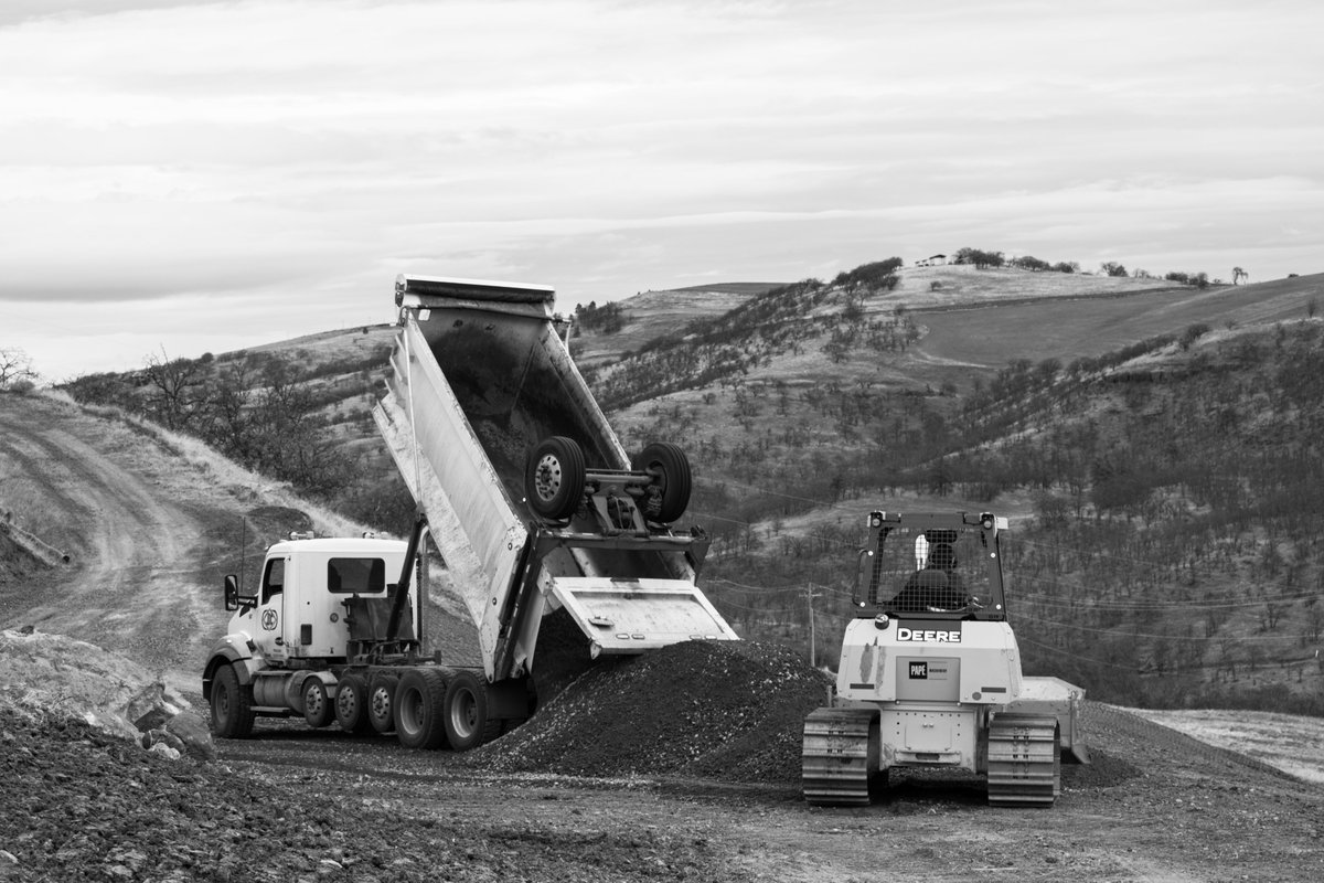 Developing our roads is one of the first steps in realizing a larger vision. We’ve been fortunate to have several days of clear weather to start our project. 

#development #vineyard #landscape #propertydevelopment #future #blackandwhitephoto #thedalles #threemilevineyard