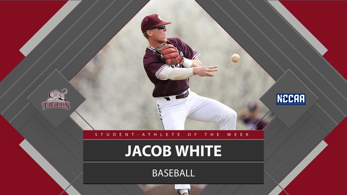 TheNCCAA's tweet photo. ⚾️ Student-Athlete of the Week ⚾️
#NCCAABaseball - Offensive
𝐉𝐚𝐜𝐨𝐛 𝐖𝐡𝐢𝐭𝐞, Campbellsville University
https://t.co/r3x0FpPtYo | #PlayForHim https://t.co/P7WLdcfVk5