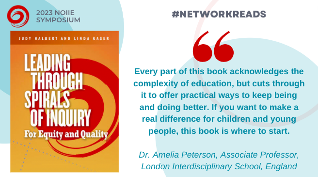 noiie_bc's tweet photo. Network Reads Book 2 is . . . .
Leading Through Spirals of Inquiry: For Equity and Quality by @jhalbert8 & @kaser_linda
#networkreads #noiie @PortageMainPres https://t.co/Kg9pYdssh2
