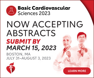 Submit your best science to #BCVS23 in Boston! There are 23 abstract categories including 3 new this year: Cardiovascular Therapeutics, Extracellular Vesicles & Exosome Biology, and Sex-based Differences in Heart Disease | professional.heart.org/en/meetings/ba… #ACC23