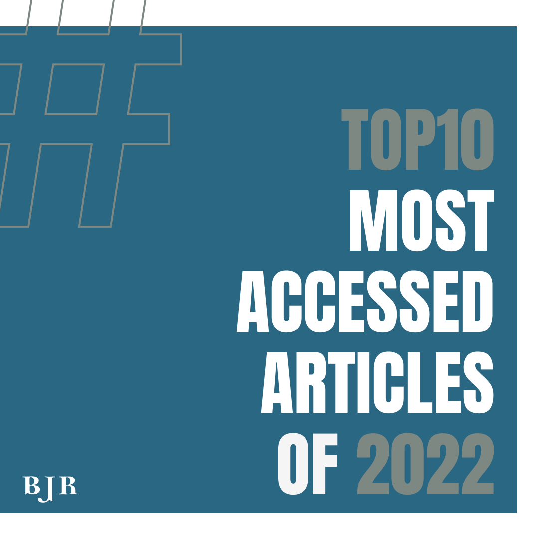Some texts are considered essential reading for anyone who wants to study Journalism. And there are always  new and exciting discussions that also need to be closely tracked.

BJR has both, as you can check in our #Top10 most accessed articles of 2022: