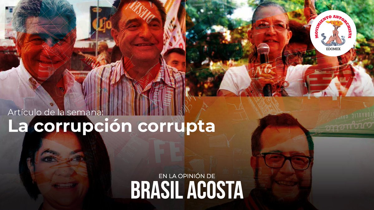 DrBrasilAcosta's tweet photo. Lejos de combatir la corrupción, el gobierno de la #4T está institucionalizando a los corruptos (aquí doy unos ejemplos) y demostrando que su corrupción es aún más corrupta, porque el combate era solo una mentira.

Mi artículo para @BuzosNoticias 1071.
 https://t.co/QZrQX0qIsV https://t.co/cscEXeiE1l