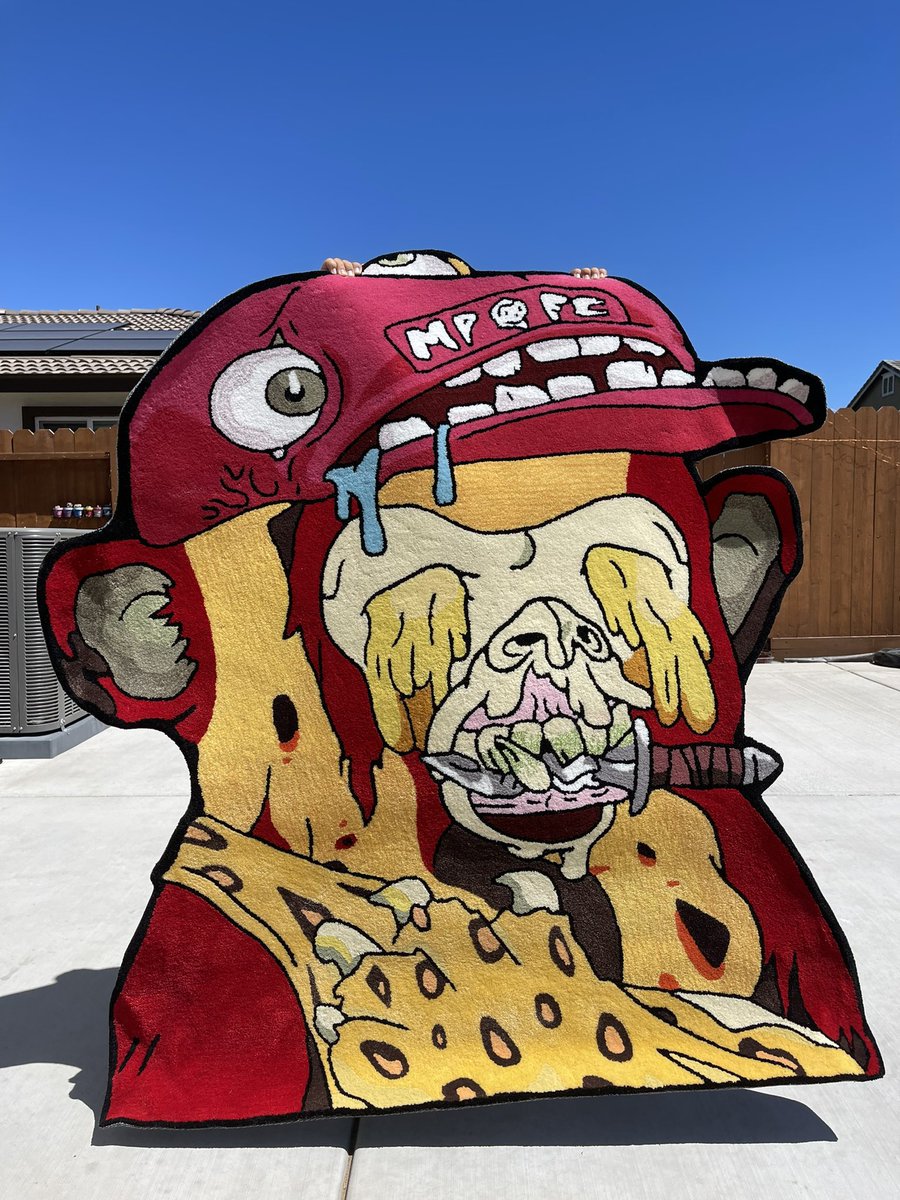 Happy mutant Monday fam! 

Here’s a throwback to a giant rug made by <a href="/Tokenrugs/">Tokenrugs.eth</a>