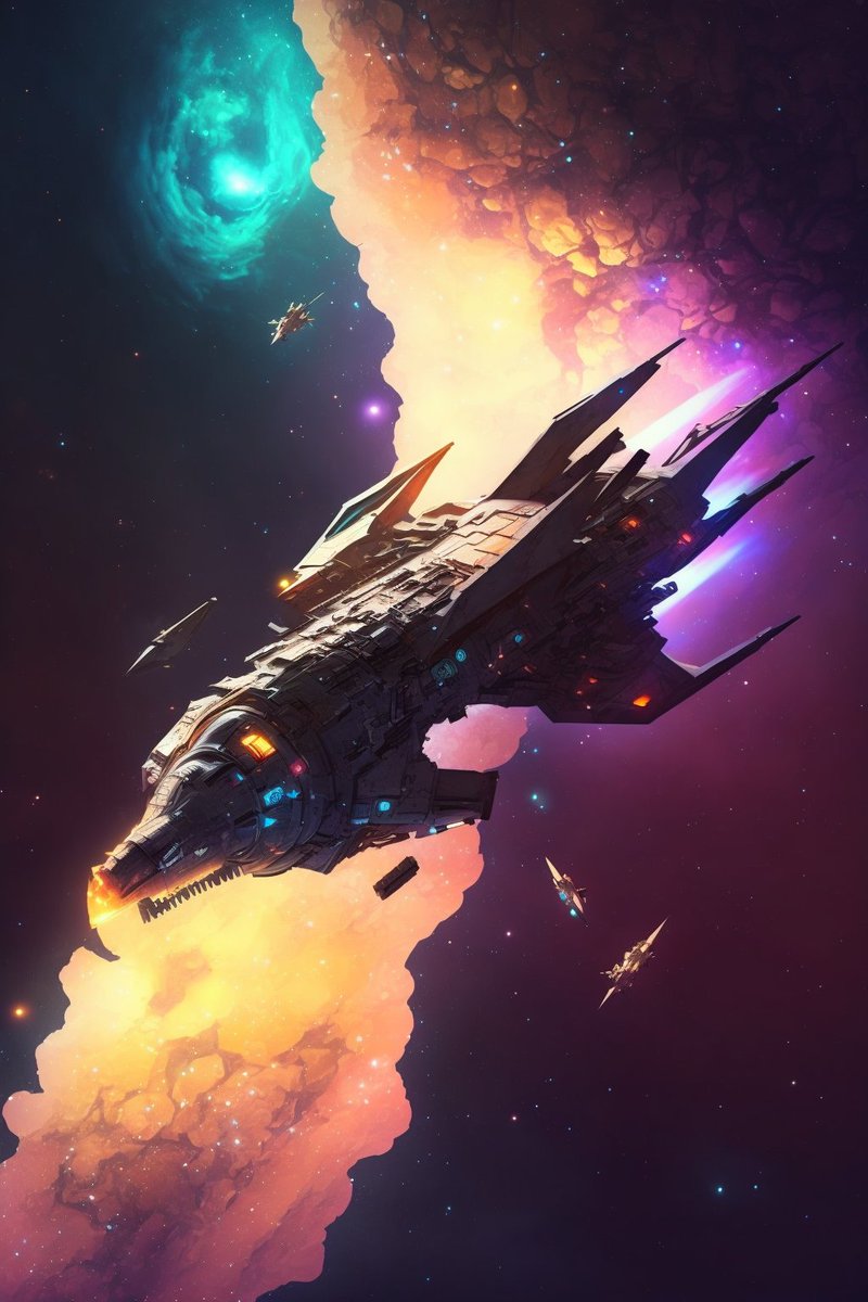 AIartCreationsX's tweet image. Which Space Ship you cruising on? ......{ PART 6}
🚀🛰️👽🛸
Make sure to comment down below. Throw a like and a retweet.

#spaceship #ship #futuristicspaceship #midjourney #aiart #aiartwork #AIArtCommuity #rocket #telsa #spacex #elonmusk #aliens #outerspace