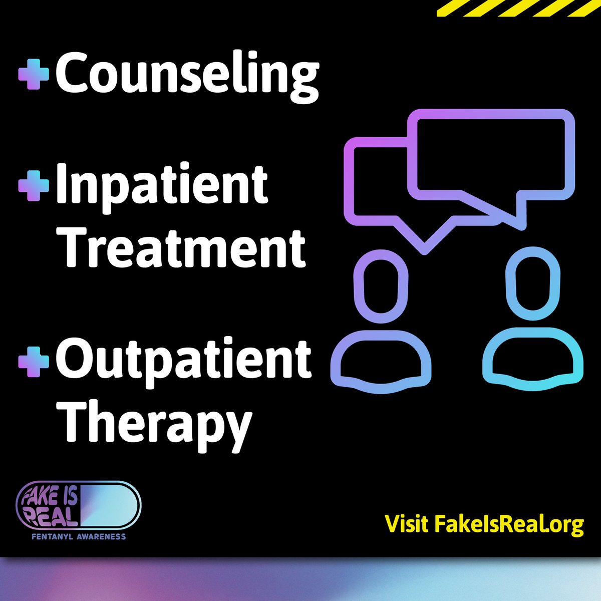 There are many different ways to receive treatment - see your options at fakeisreal.org/how-to-help